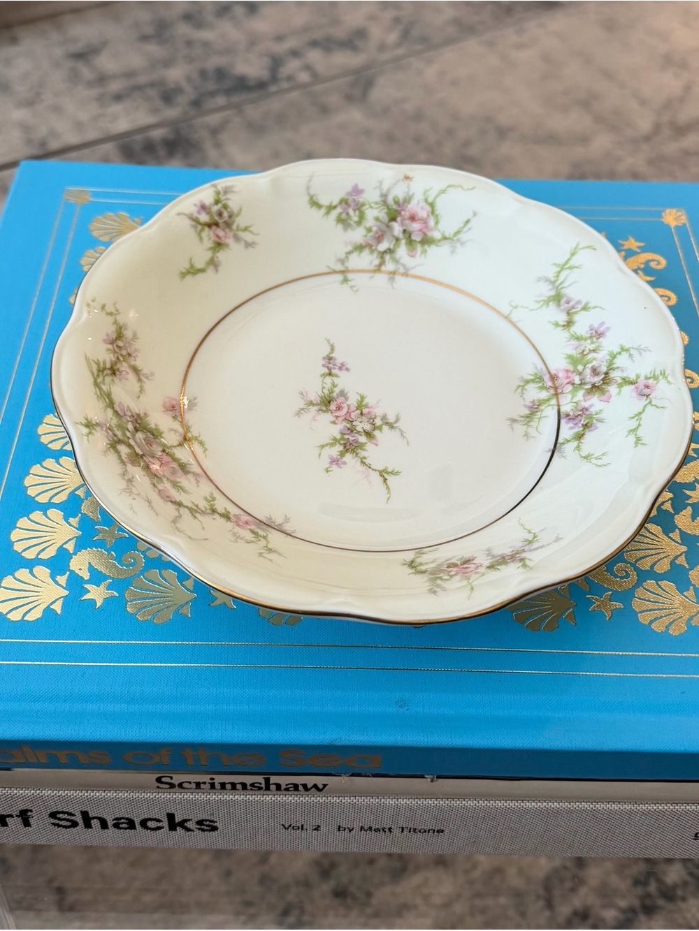 Vintage Theodore Haviland New York Rosalinde Pattern Bowl | Made in America